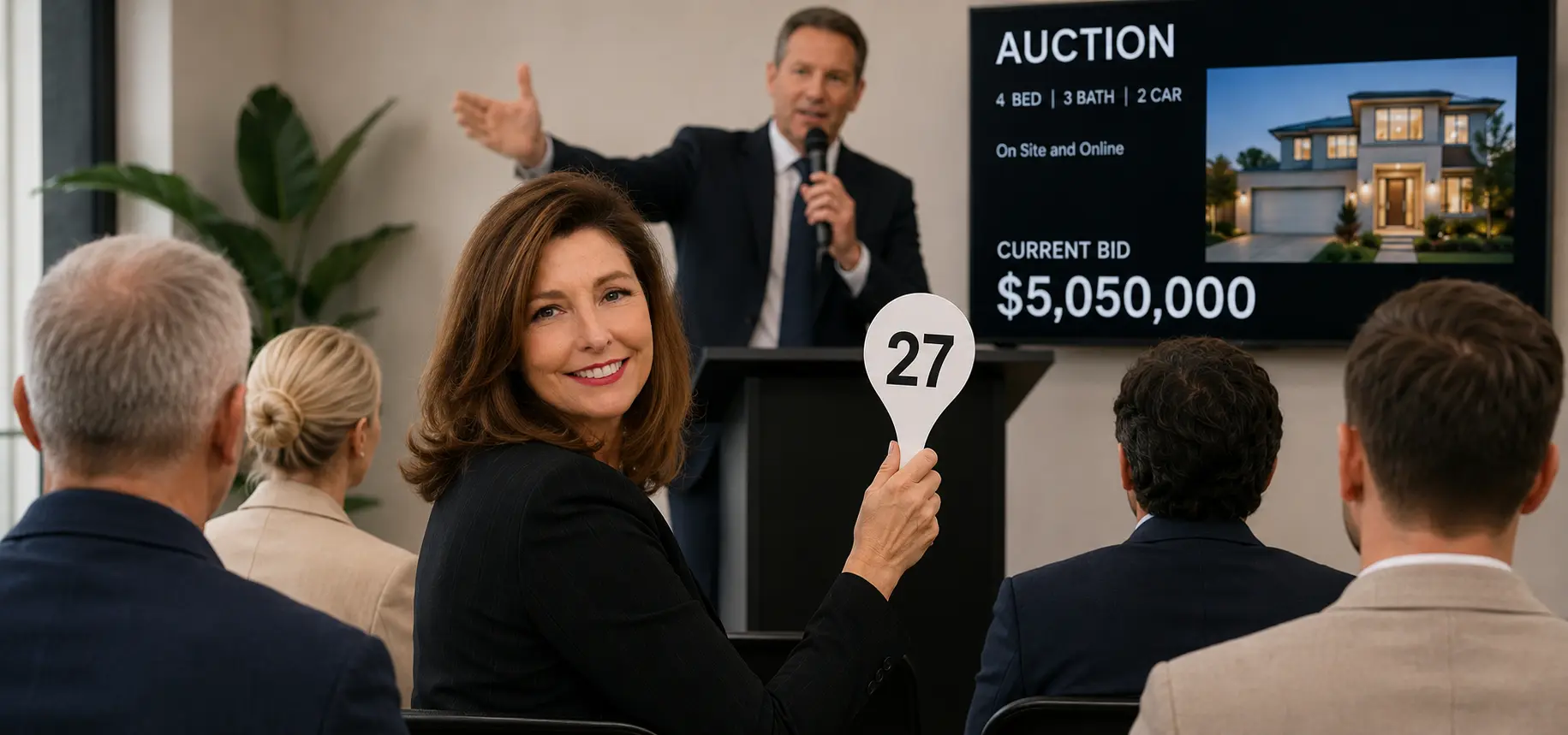 Buyers agent services - auction attendance